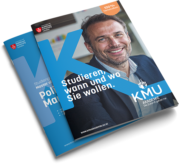 KMU Akademie - Infomaterial Folder mit allen Informationen zum berufsbegleitenden Fernstudium KMU Akademie - Infomaterial Folder mit allen Informationen zum berufsbegleitenden Fernstudium